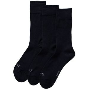 Apollo - Wollen sokken heren - Navy Blauw - Maat 43/46 - Wollen sokken badstof - Merino wol - Naadloos