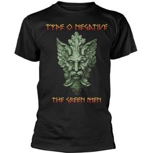 Type O Negative Unisex volwassene The Green Men T-shirt (XXL) (Zwart)
