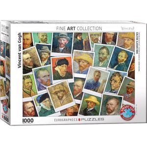 Puzzel Eurographics - Vincent van Gogh: Selfies, 1000 stukjes