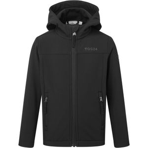 TOG24 Kinder/Kids Koroma Softshell Hooded Jacket (134) (Zwart)