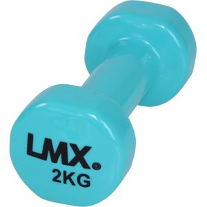 LMX Dumbbells - 2 x 2,0 kg - Vinyl - Lichtblauw