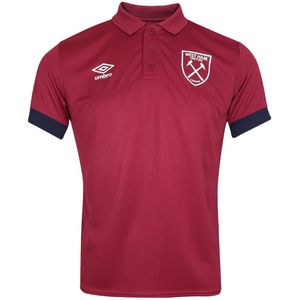 2022-2023 West Ham Poly Polo Shirt (Red Plum) - Kids