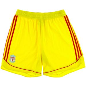 2006-2007 Liverpool Away Shorts (Yellow) - Kids