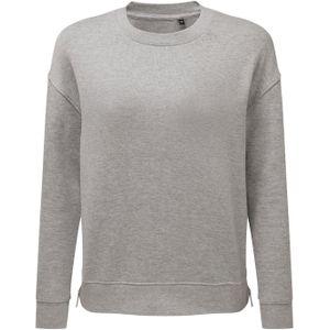 TriDri Dames/dames Heather Recycled Side Zip Sweatshirt (S) (Grijs)