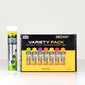 SIS Voordeelpakket Go Hydro Electrolyte Lemon Tablets (20 x 4,5g) + 1x GO isotonic Energy gels 7-pack