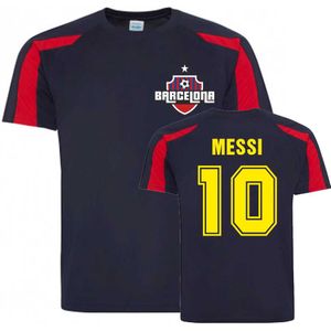 Lionel Messi Barcelona Sports Training Jersey (Navy)
