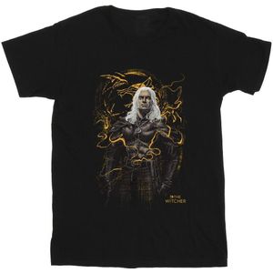 Netflix Mens The Witcher Smoking Wolf T-Shirt