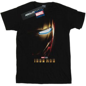 Marvel Studios Womens/Ladies Iron Man Poster Cotton Boyfriend T-Shirt