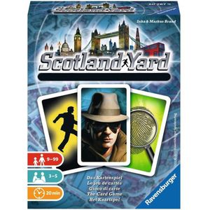 Ravensburger Scotland Yard Kaartspel - Vang Mister X! | Leeftijd: 9-99 | 3-5 spelers | Speelduur: 20-30 minuten