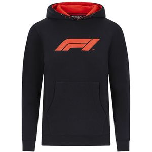 2022 Formula 1 F1 Large Logo Hooded Sweat (Black) - Kids