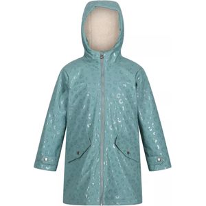 Regatta Childrens/Kids Brynlee Waterdichte jas met dierenprint (104) (Mineraalblauw)