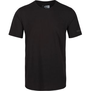 Regatta Heren Tait Lichtgewicht Actief T-Shirt (2XL) (Zwart)