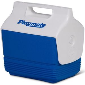 Playmate Mini koelbox 3,8 liter blauw/wit