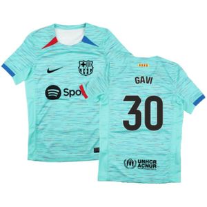 2023-2024 Barcelona Third Shirt (Kids) (Gavi 30)