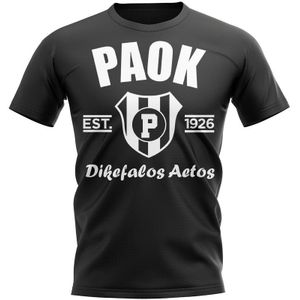 PAOK Salonika Established Football T-Shirt (Black)