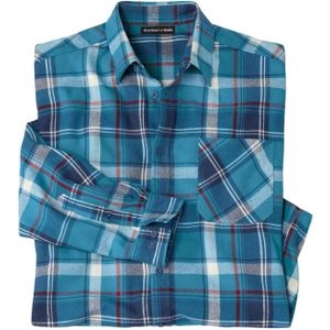 Atlas For Men Mens Checked Flannel Shirt