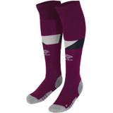 Derby County FC Heren 22/23 Umbro Third Socks (M) (Kastanjebruin/grijs)