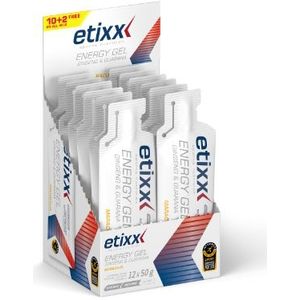 Etixx Ginseng & Guarana Energy Gel-Maracuja - 12 stuks