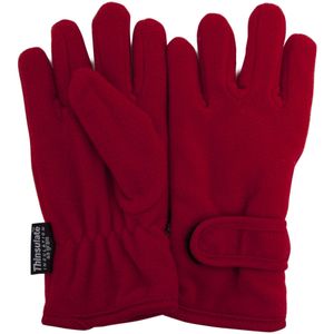 Floso Meisjeskinderen/Kinderen Vliesdunne Thermische Handschoenen (3M 40g) (4-8 Jahre) (Rood)