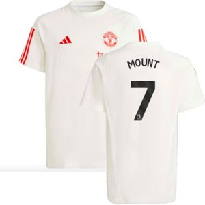 2023-2024 Man Utd Training Tee (White) - Kids (Mount 7)