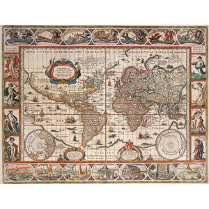 Ravensburger Puzzel - Wereldkaart 1650, 2000 stukjes