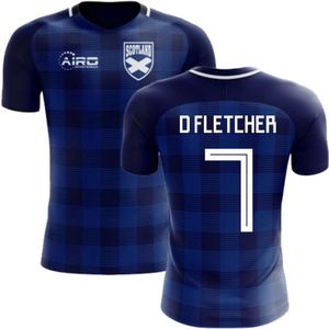 2022-2023 Scotland Tartan Concept Football Shirt (D Fletcher 7) - Kids