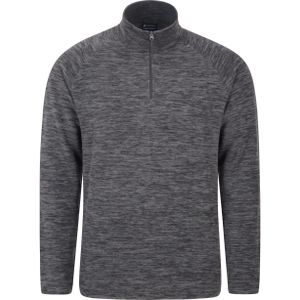 Mountain Warehouse Heren Snowdon II Fleece Top (XXS) (Grijs)