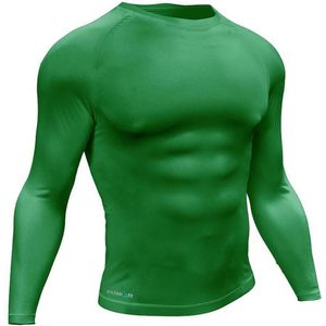 Precision Unisex Volwassen Essentieel Bazelayer Sport Shirt met lange mouwen (L) (Groen)