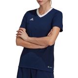 adidas - Entrada 22 Jersey Women - Donkerblauw Voetbalshirt - L