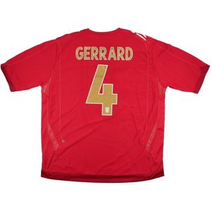 England 2006-08 Away Shirt (Gerrard #4) ((Very Good) XXL)