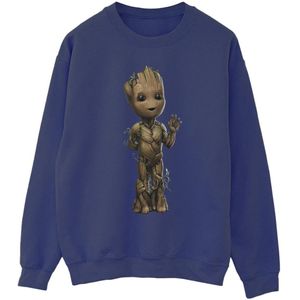 Marvel Mens I Am Groot Wave Pose Sweatshirt