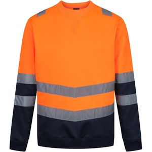 Regatta Heren Pro High-Vis Sweatshirt (S) (Neon Oranje)