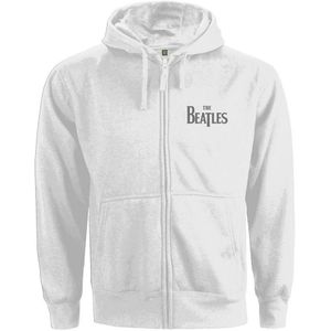 The Beatles Womens/Ladies Drop T Logo Full Zip Hoodie