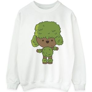 Marvel Heren I Am Groot Chibi Dance Sweatshirt (S) (Wit)