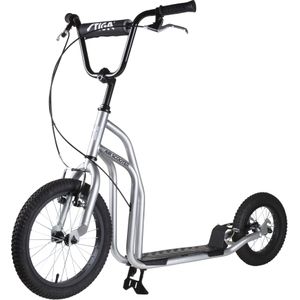 Stiga Sports Air Scooter 16 Inch Autoped Step Zilver