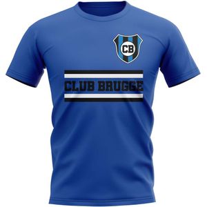 Club Brugge Core Football Club T-Shirt (Royal)