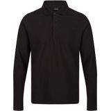Regatta Heren Pro Poloshirt Met Lange Mouwen (XL) (Zwart)