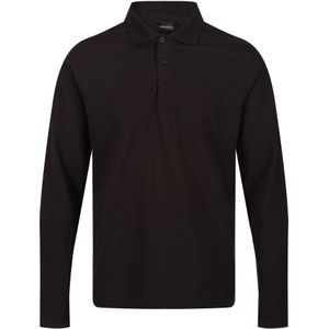 Regatta Heren Pro Poloshirt Met Lange Mouwen (XL) (Zwart)