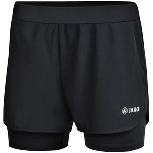 Jako - 2-in-1 Shorts - Zwarte Shorts Heren - L
