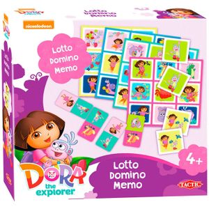 Tactic 3-in-1 Spellen - Memo, Lotto, Domino - Geschikt voor 2+ spelers - Leeftijd vanaf 4 jaar