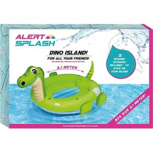 Alert Splash Opblaasbaar Dino Eiland 310x270x175 cm