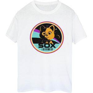 Disney Dames/Dames Lightyear Sox Cirkel Katoenen Vriend T-shirt (XL) (Wit)