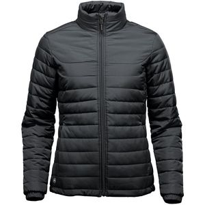 Stormtech Dames/dames Nautilus gewatteerd gewatteerd jack (XXL) (Zwart)