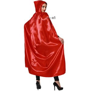 Cape Rood Met capuchon Polyester