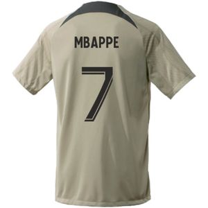 2023-2024 PSG Training Shirt (Stone) (Mbappe 7)