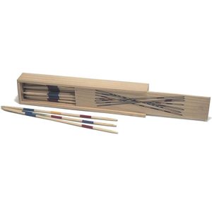 Mikado in blank houten kist 18 cm.HOT