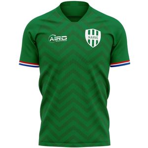 2022-2023 Saint Etienne Home Concept Football Shirt - Adult Long Sleeve