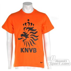 Nike - Dutch Boys Core Tee - Oranje Kindershirts - 140 - 152