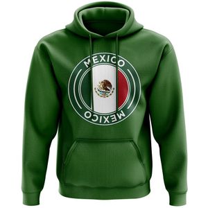 Mexico Football Badge Hoodie (Green)
