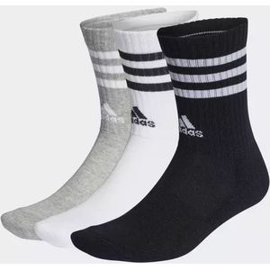 Adidas 3-Stripes Cushioned Crew 3 Pair Workout Socks IC1323